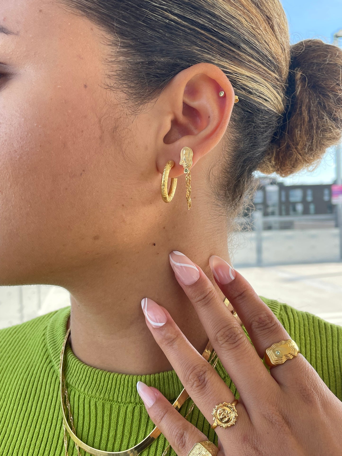 Emanate ear chains